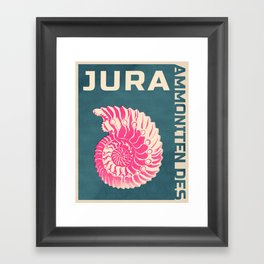 Ammoniten des Jura Framed Art Print