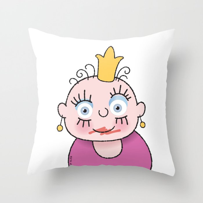 Little Princess 1 Throw Pillow