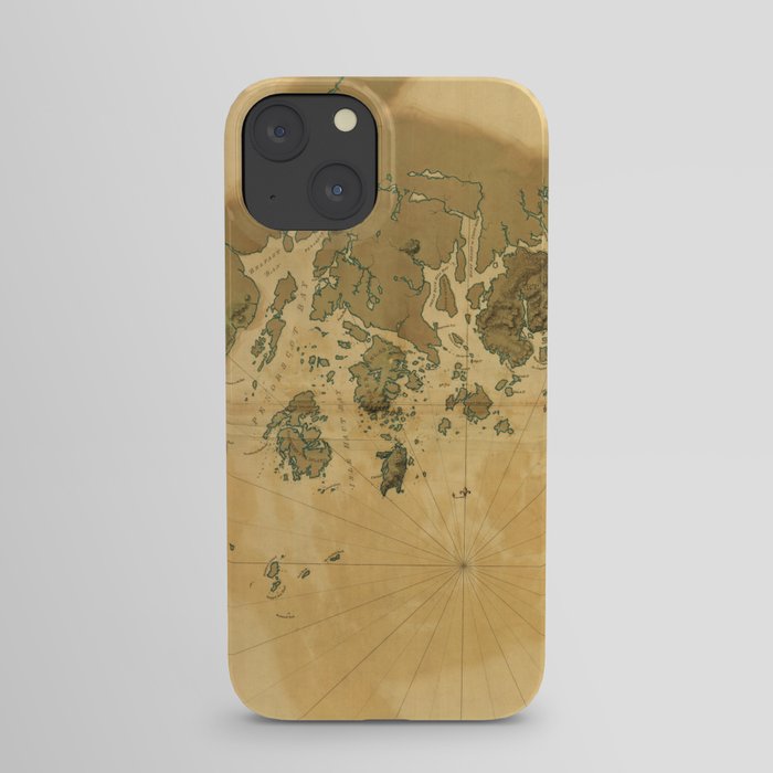 Coast of Maine from Frenchmans Bay to Mosquito Harbor (1776) iPhone Case
