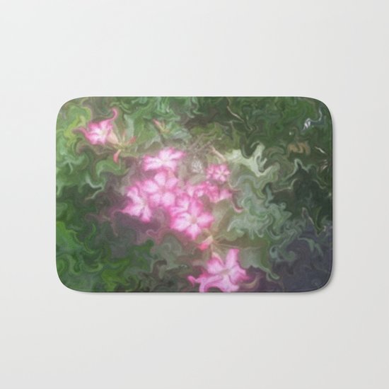 Pretty Love Flowers Bath Mat