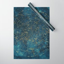 Under Constellations Wrapping Paper