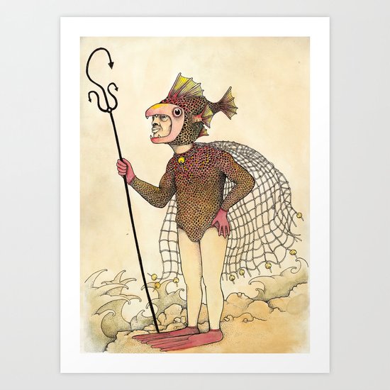 El pescado Art Print