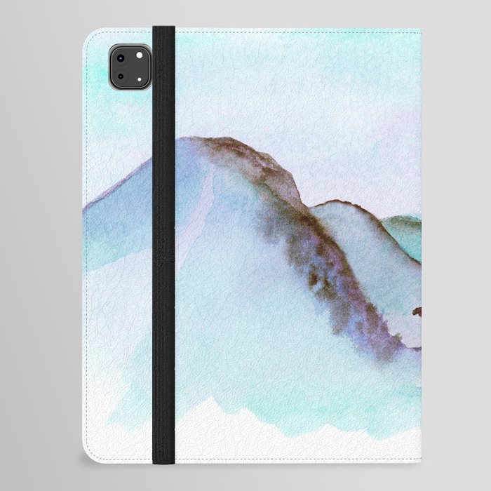 Beautiful Minimalist Mountain Range iPad Folio Case