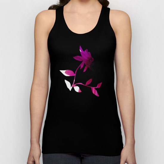 purple petaled flower Unisex Tank Top