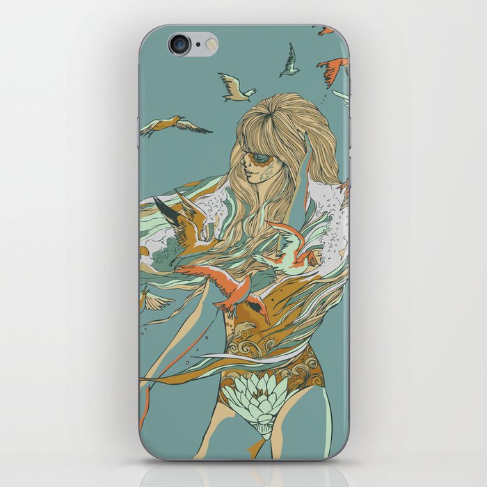MELT INTO THE OCEAN iPhone Skin