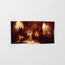 Lucifer Throne in Hell Hand & Bath Towel