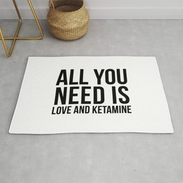 Love and Ketamine | gift idea Rug | Techno, Mdma, Rave, Ketaminetrip, Giftidea, Keta, Ketaminesticker, Drug, Ketaminedrugtest, Saferuse 