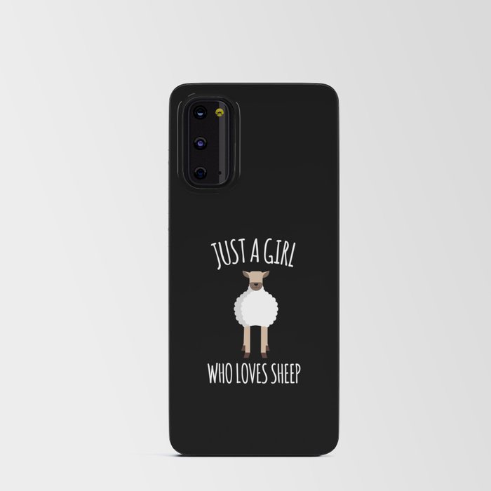 Just A Girl Who Loves Sheep Wool Android Card Case