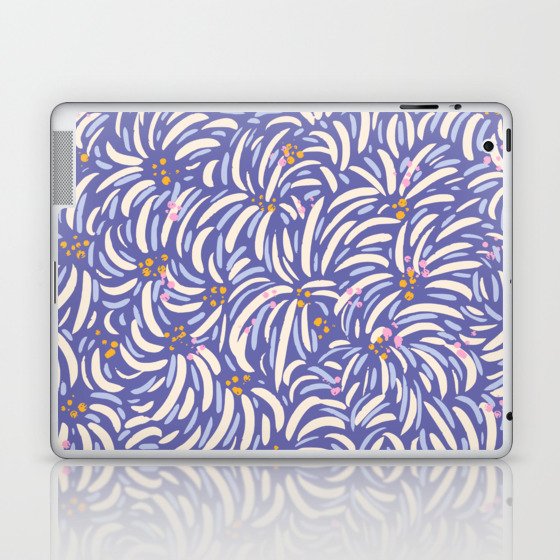 Powerful and floral pattern Laptop & iPad Skin