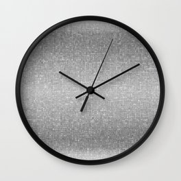 grey and white architectural glass texture look Wall Clock