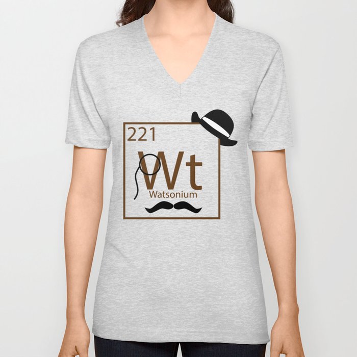 My Dear Watson is Elementary V Neck T Shirt