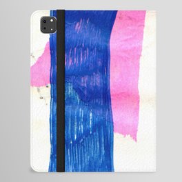 blue&pink iPad Folio Case