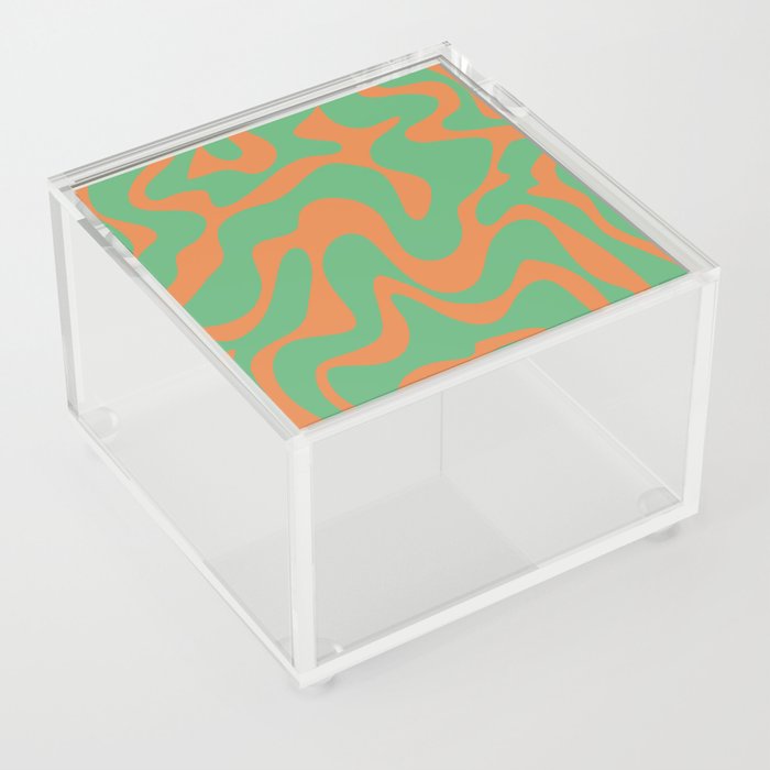 16 Abstract Swirl Shapes 220711 Valourine Digital Design Acrylic Box