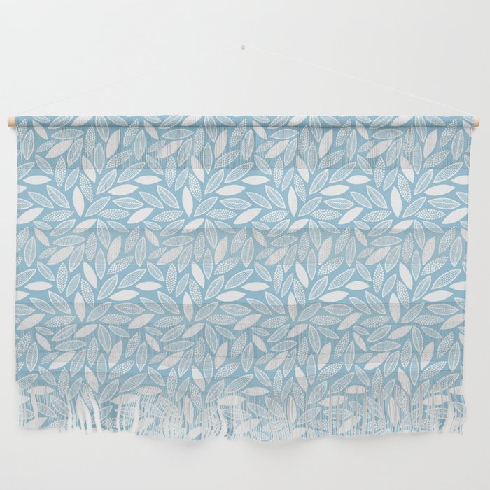 Natural Leaves_Blue Wall Hanging