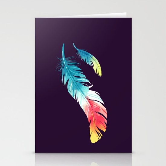 Feather Stationery Cards