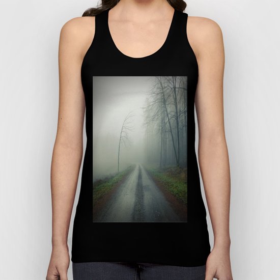 Foggy paths lead to heaven Unisex Tank Top