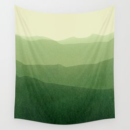 gradient landscape green Wall Tapestry