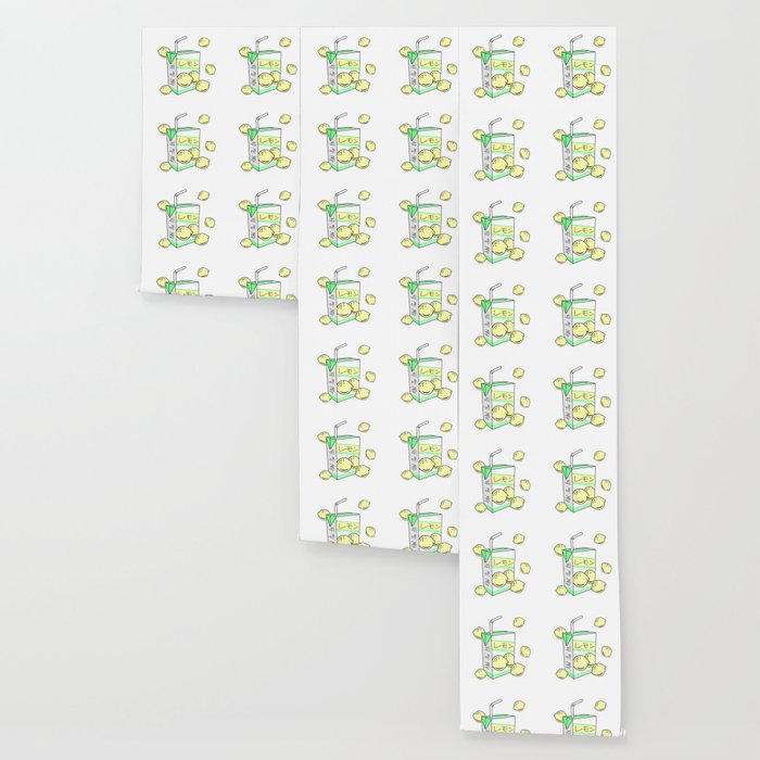 Japanese Lemon Juice Box 90s Aesthetic Pastel Anime Wallpaper By
