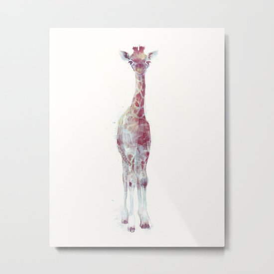 Giraffe Metal Print