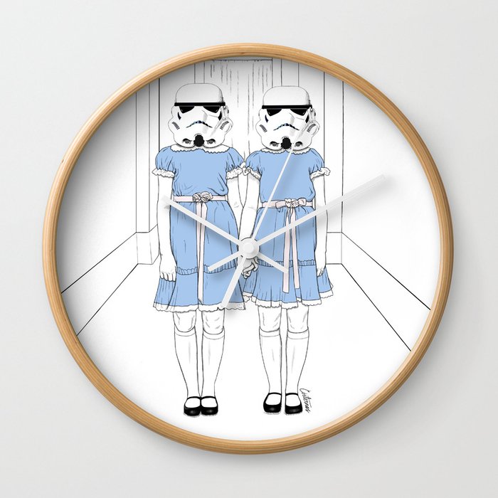 Grady twins troopers Wall Clock