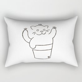 Catcus - Cat Cactus Rectangular Pillow