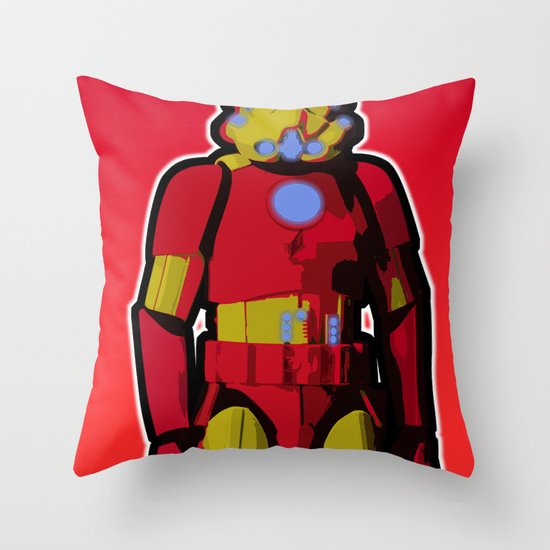 iron trooper Throw Pillow