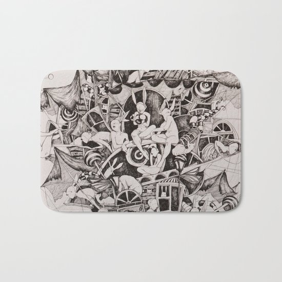 Flighless bird Bath Mat