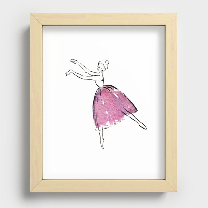 A Ballerina Recessed Framed Print