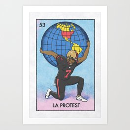 La Protest Art Print