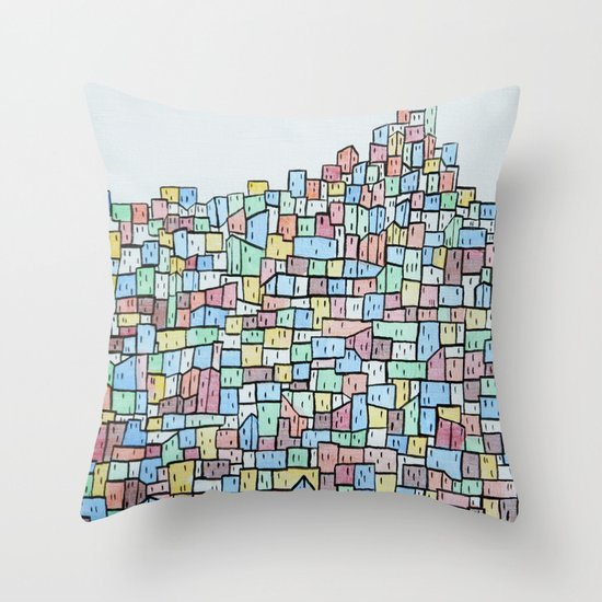 Hill. Throw Pillow