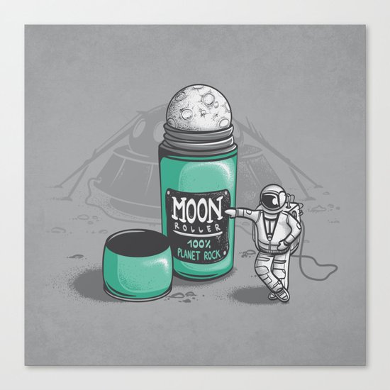 Moon Roller Canvas Print