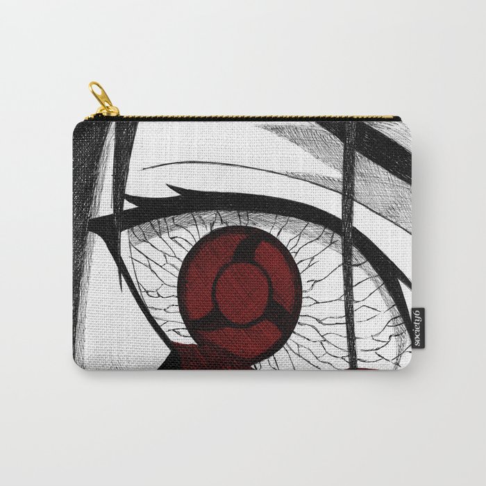 Itachis Mangekyou Sharingan Carry All Pouch By Demoose21