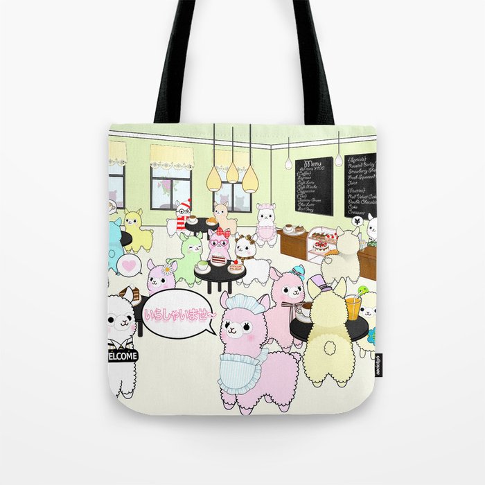 Alpaca Dreams Café  Tote Bag