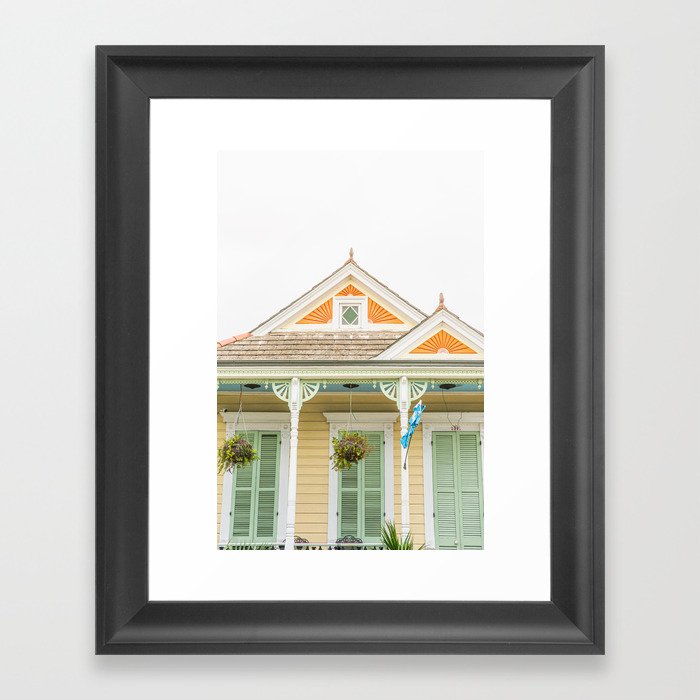 Colors of New Orleans III Framed Art Print