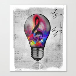 Luminous Lamp Canvas Print