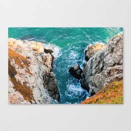 Ocean falaise 5 Canvas Print