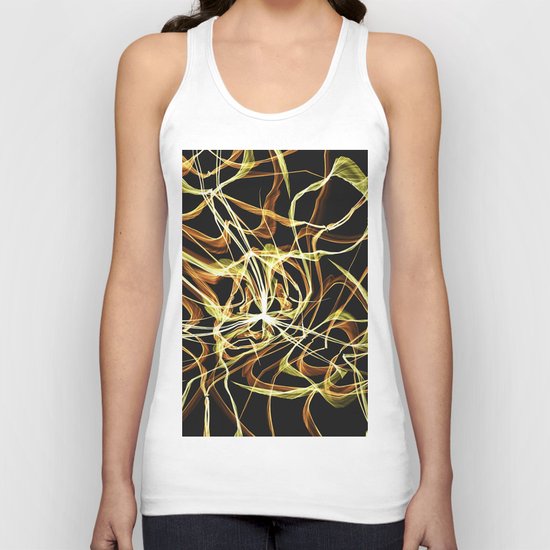 Hearts of Gold Warped Unisex Tank Top