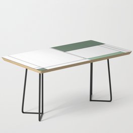 De Stijl Revival in Green Coffee Table