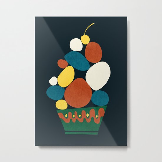 Dessert Metal Print