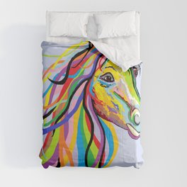 Horse of a Different Color Comforter