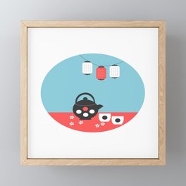 Tea time, Japan Framed Mini Art Print