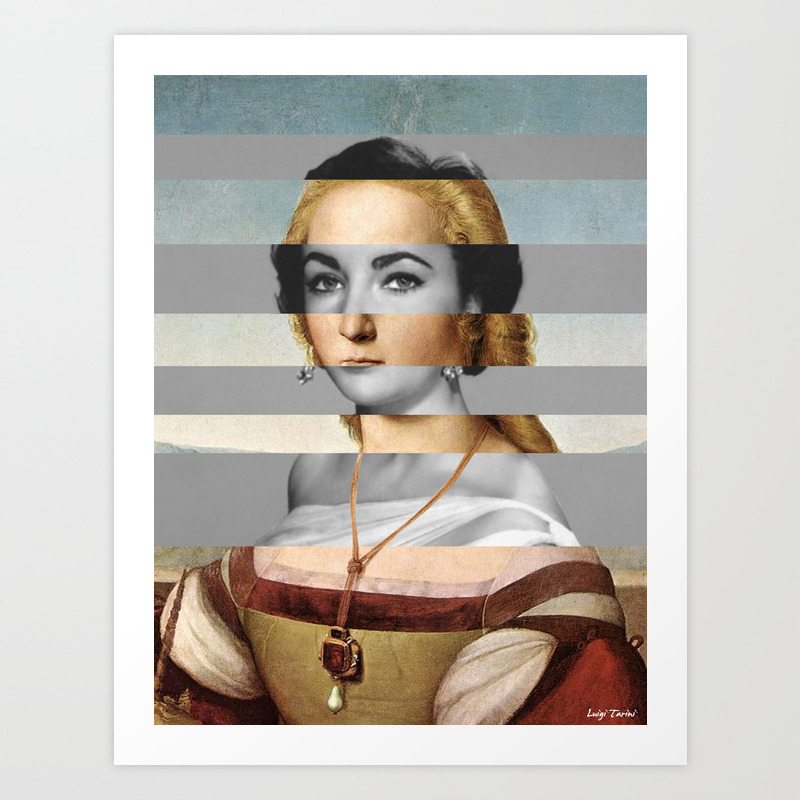Raphael S Young Woman With Unicorn Elizabeth Taylor Art Print By