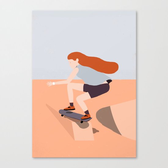 Skate Girl Series Canvas Print