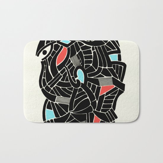 - face for the storm - Bath Mat