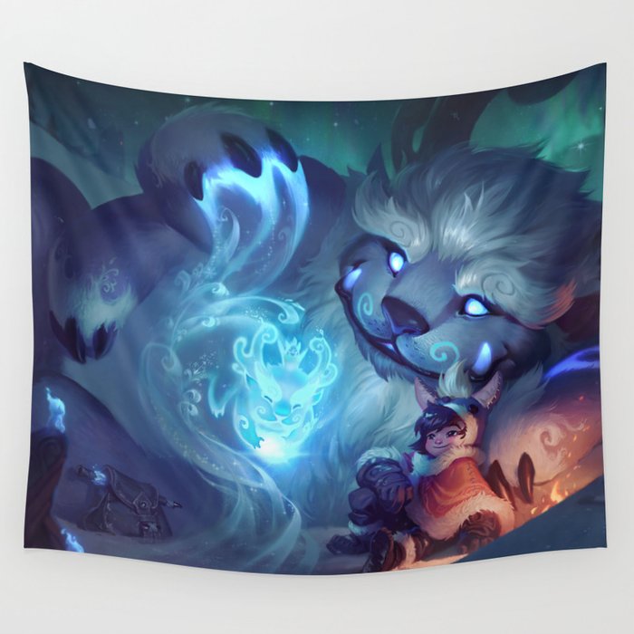 Classic Nunu League Of Legends Wall Tapestry By Amumus