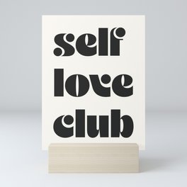 "self love club" Mini Art Print
