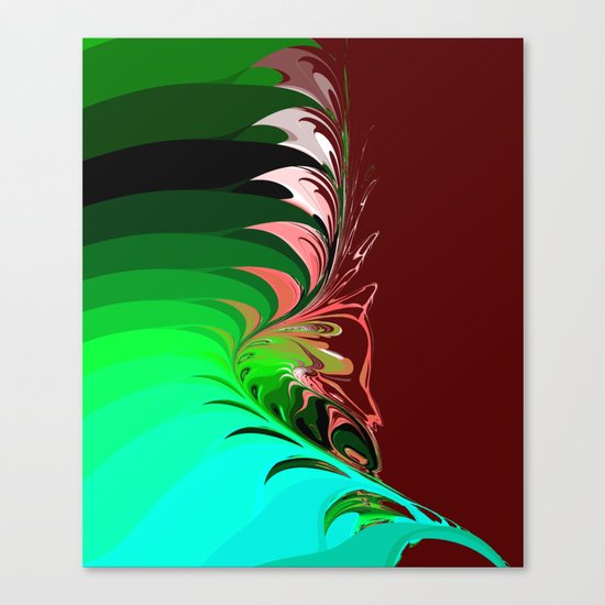 flower leafs Canvas Print