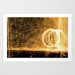 Playing with Fire Art Print