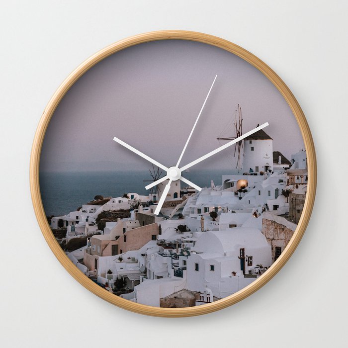 blue hour Wall Clock