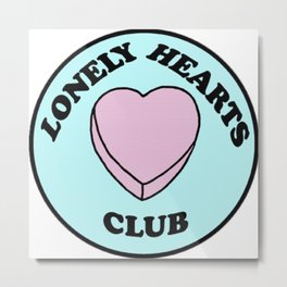 Lonely Hearts Club Metal Print | Marinadiamandis, Graphicdesign, Electraheart, Lonelyheartsclub, Andthediamonds 